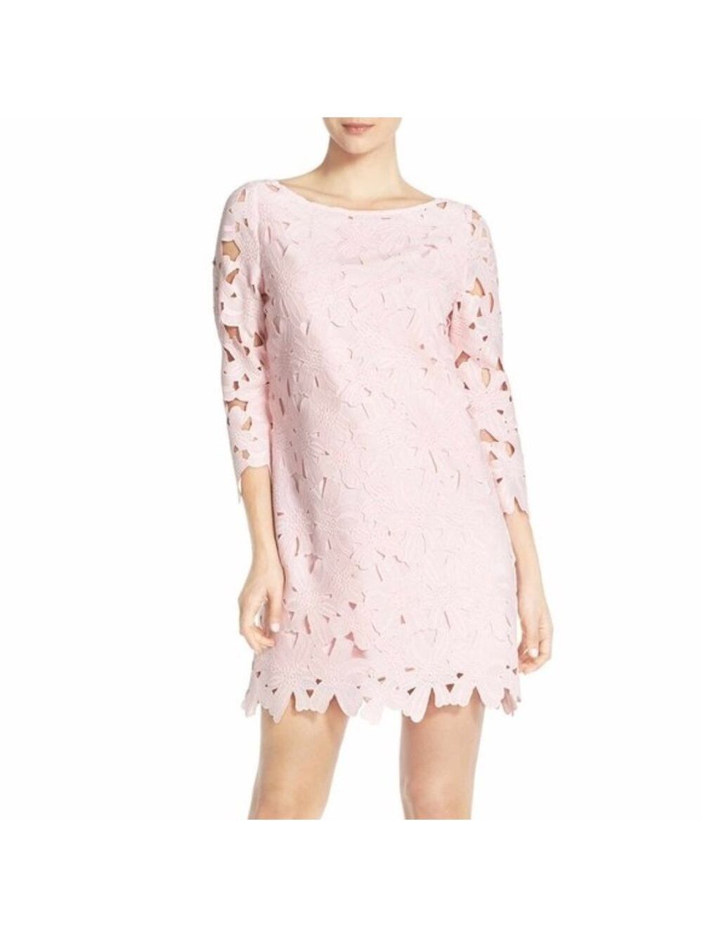 Felicity & Coco Belza Floral Lace Shift Dress